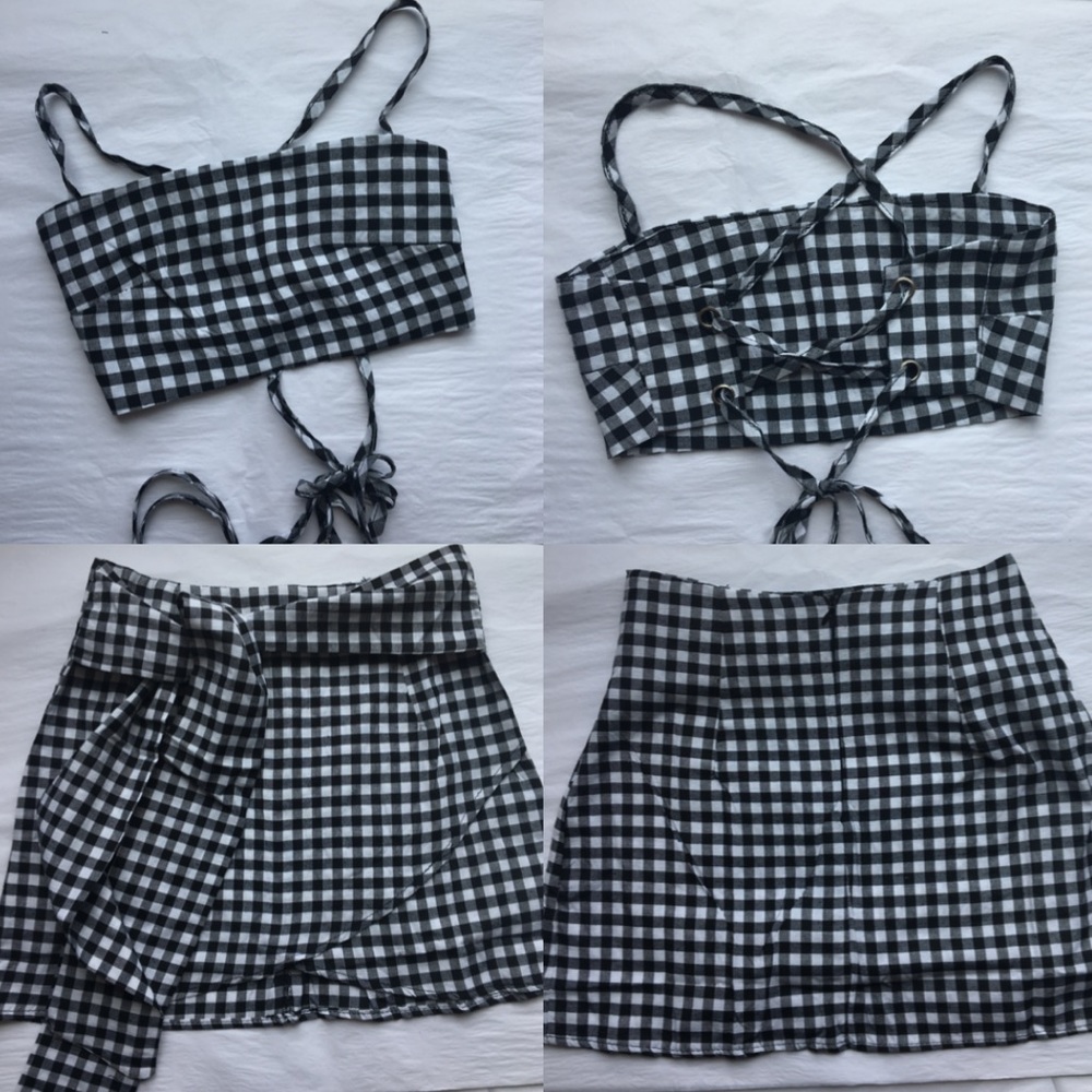 'Leda' Gingham Set - Picture 7 of 7